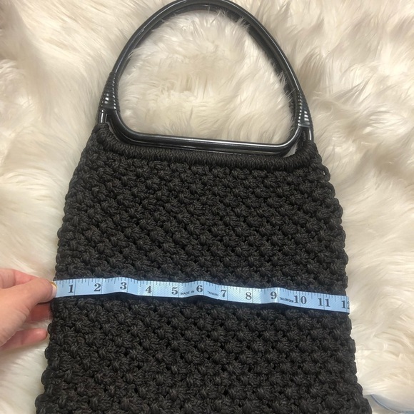 - Crochet Black Shoulder Bag - Picture 6 of 7